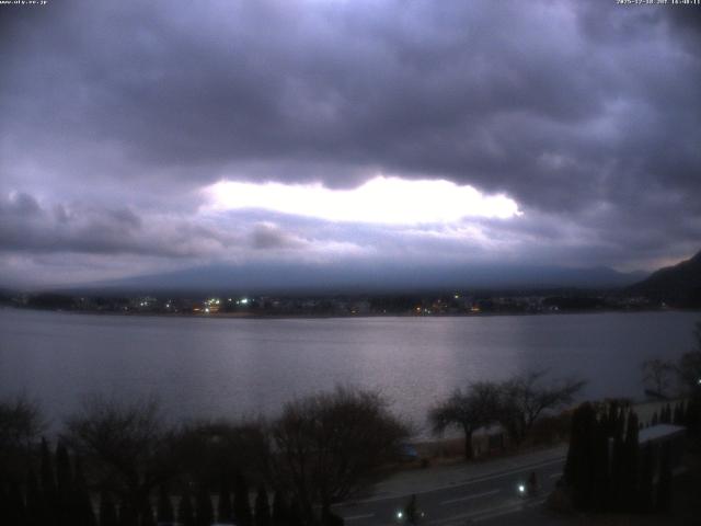 河口湖からの富士山