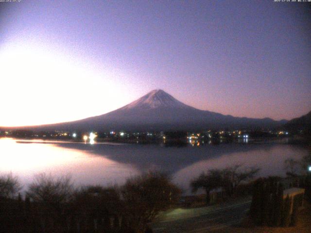 河口湖からの富士山
