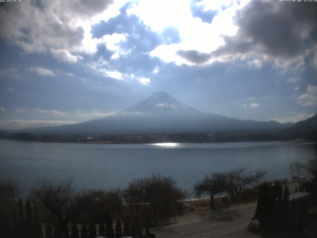 河口湖からの富士山