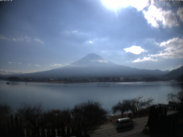 河口湖からの富士山