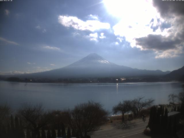 河口湖からの富士山