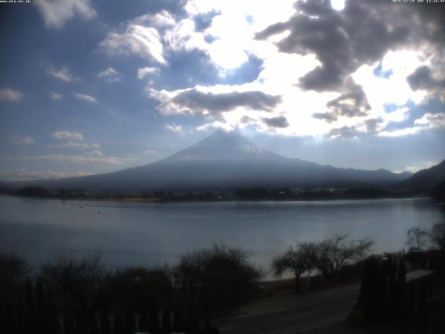 河口湖からの富士山