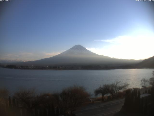河口湖からの富士山
