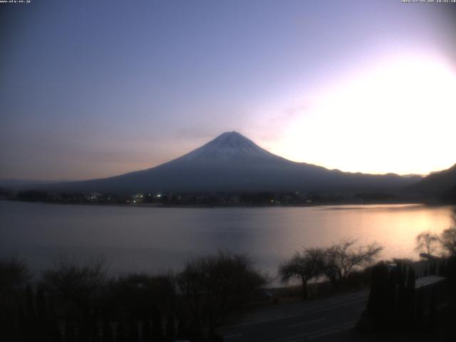 河口湖からの富士山
