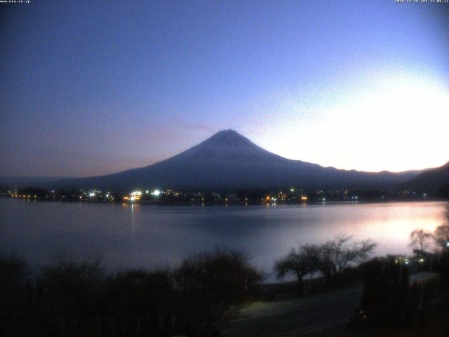 河口湖からの富士山