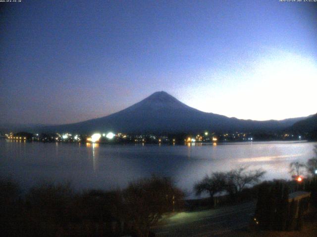 河口湖からの富士山