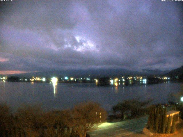 河口湖からの富士山