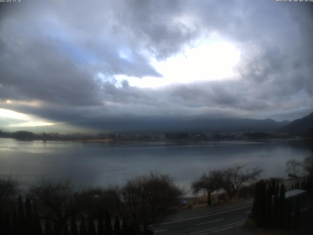 河口湖からの富士山
