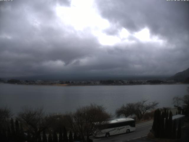 河口湖からの富士山