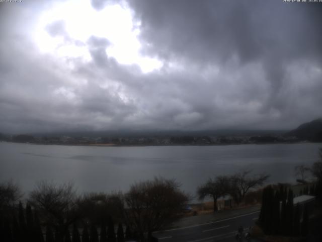 河口湖からの富士山
