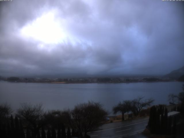 河口湖からの富士山