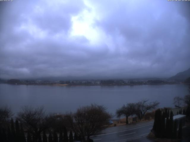 河口湖からの富士山