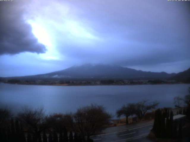 河口湖からの富士山