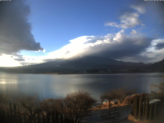 河口湖からの富士山