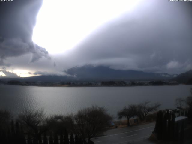 河口湖からの富士山