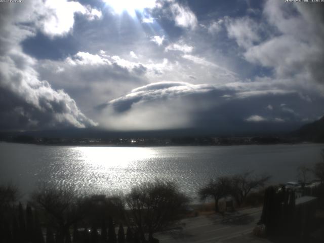 河口湖からの富士山