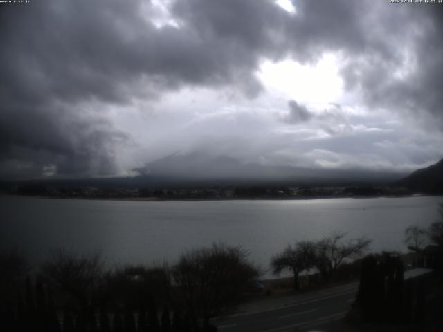 河口湖からの富士山