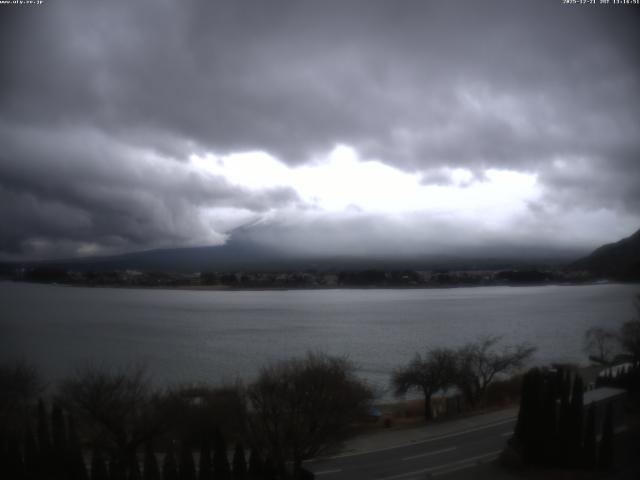 河口湖からの富士山