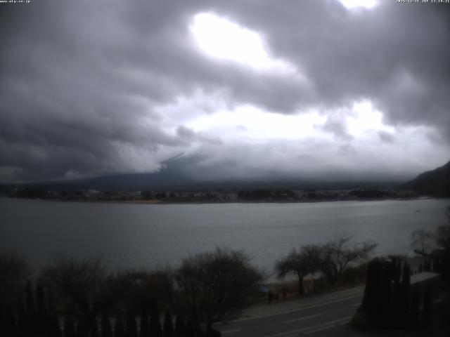 河口湖からの富士山