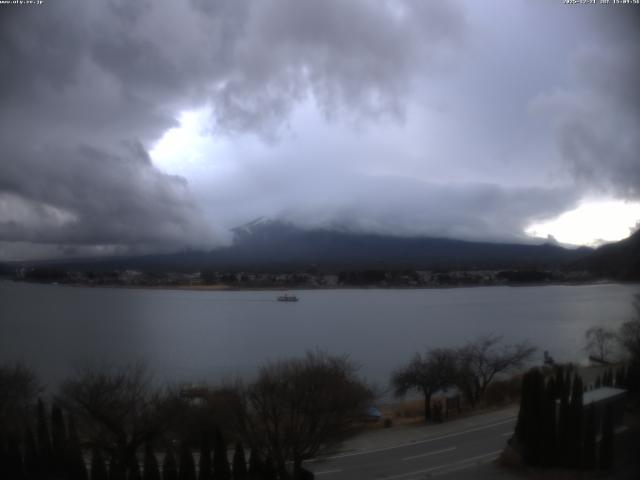 河口湖からの富士山