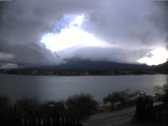 河口湖からの富士山