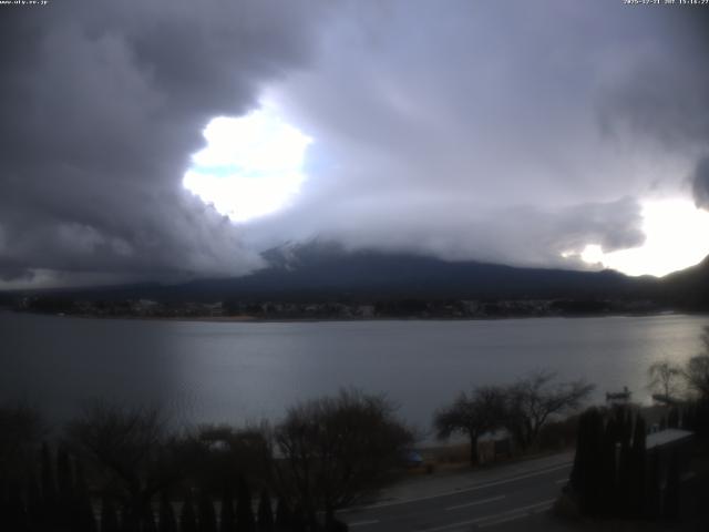 河口湖からの富士山