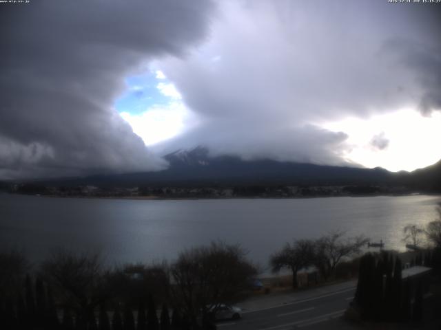 河口湖からの富士山