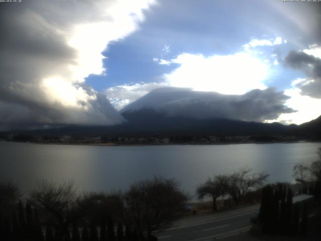 河口湖からの富士山
