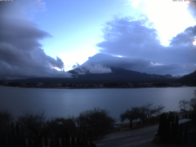 河口湖からの富士山
