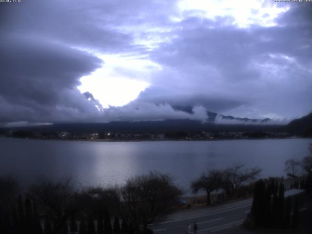 河口湖からの富士山
