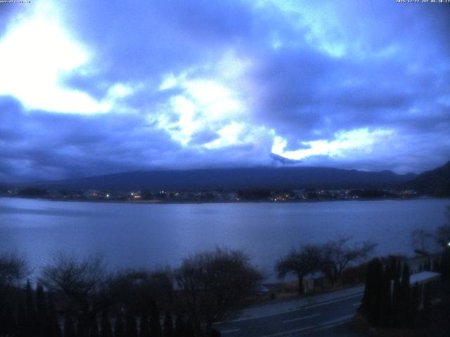 河口湖からの富士山