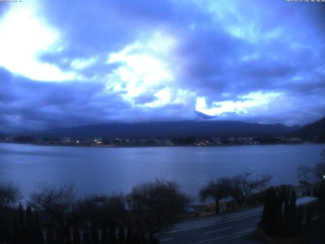 河口湖からの富士山