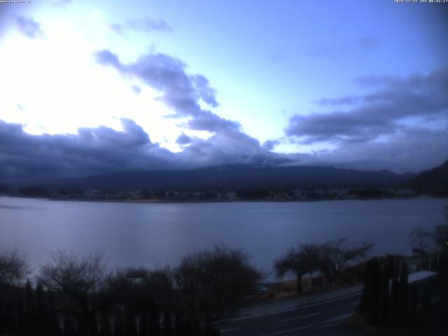 河口湖からの富士山