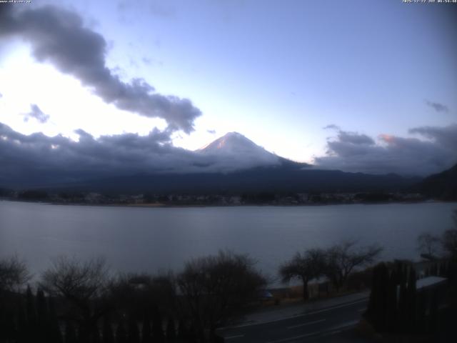 河口湖からの富士山