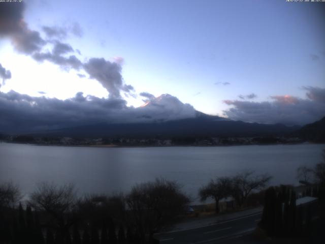 河口湖からの富士山