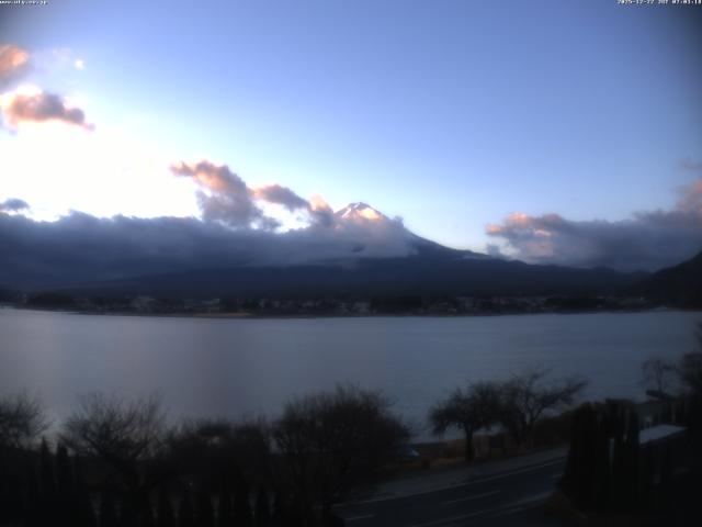 河口湖からの富士山
