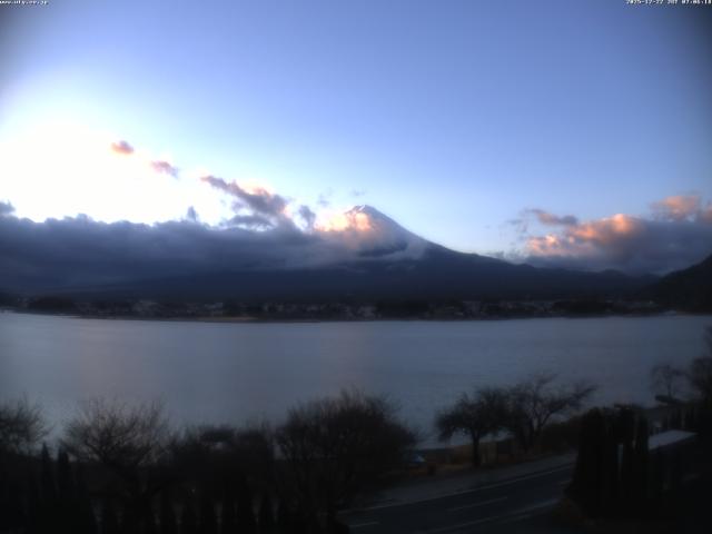 河口湖からの富士山