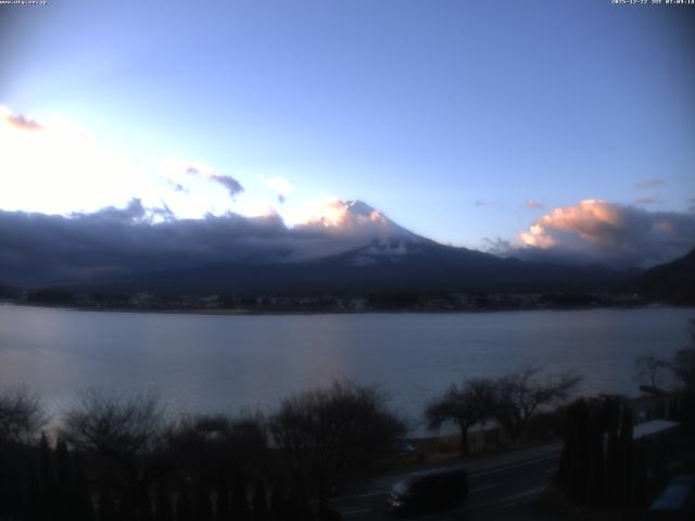 河口湖からの富士山
