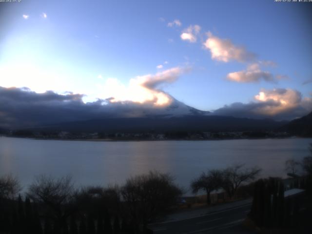 河口湖からの富士山