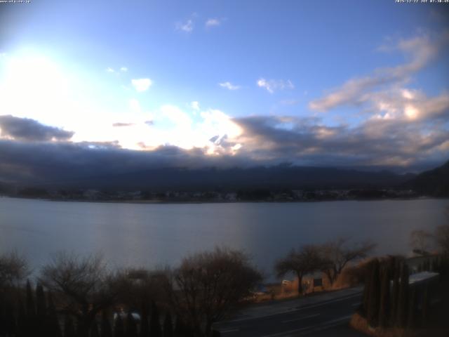 河口湖からの富士山