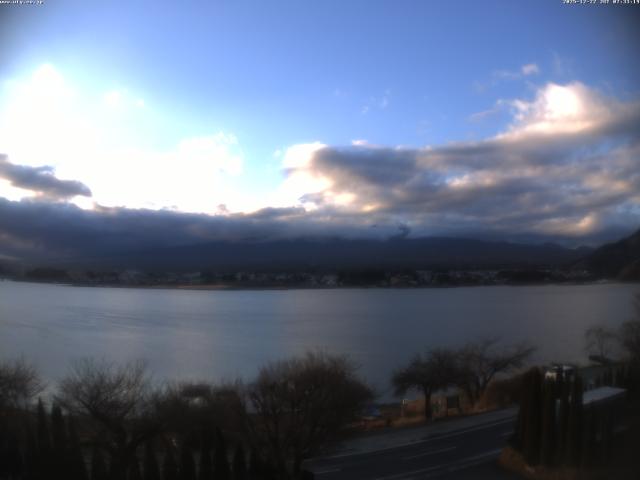 河口湖からの富士山