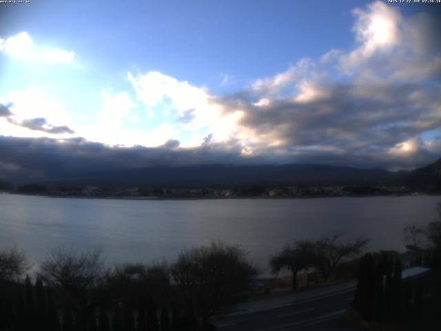 河口湖からの富士山