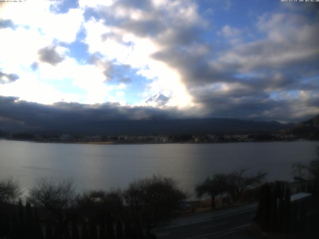 河口湖からの富士山