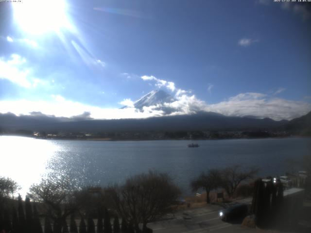 河口湖からの富士山