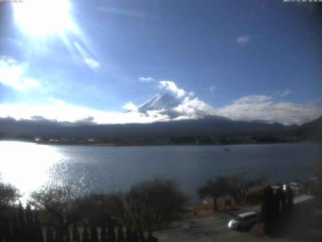 河口湖からの富士山