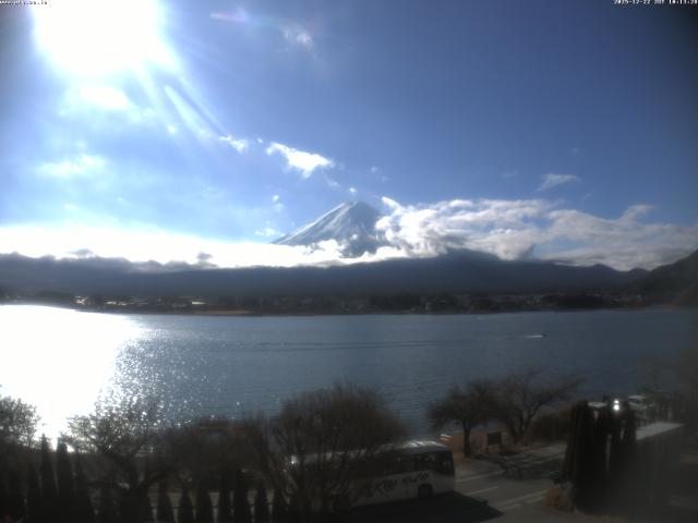 河口湖からの富士山