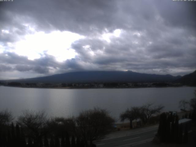 河口湖からの富士山