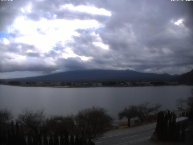 河口湖からの富士山