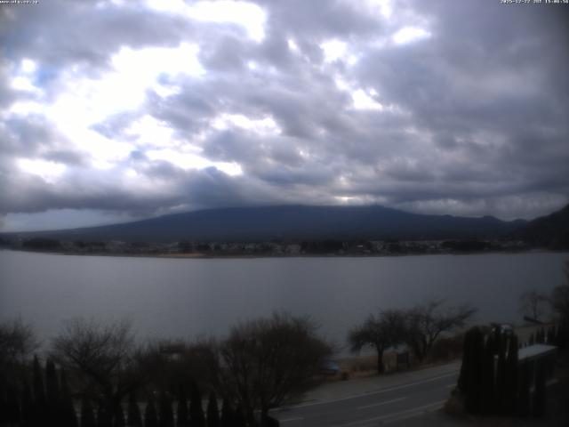 河口湖からの富士山