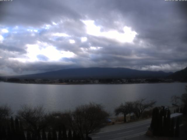 河口湖からの富士山